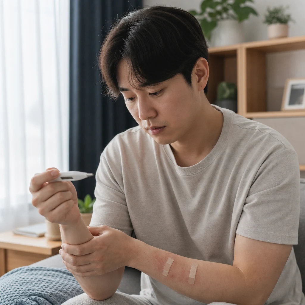 아토피에 물집과 열이 같이 나면 바로 진료받아야 하나요?
